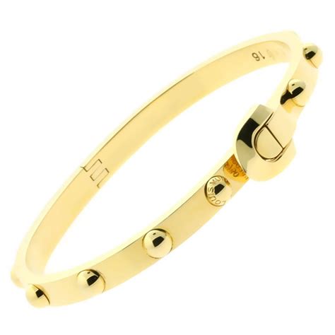 louis vuitton gold charm bracelet|louis vuitton gold bangle bracelet.